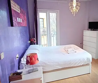 Cama o camas de una habitación en Alameda de Hércules, Gate of Seville center