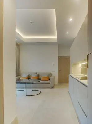 Una cocina o zona de cocina en Apartamentos Los Patios del Pañuelo