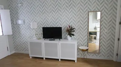 Una televisión o centro de entretenimiento en Sevilla Alameda PG Apartamentos