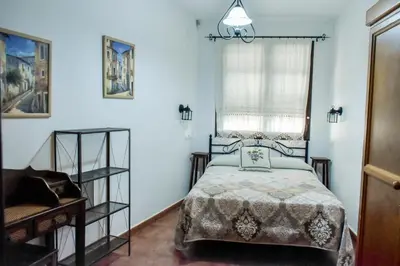 Cama o camas de una habitación en Casa Rural Arados