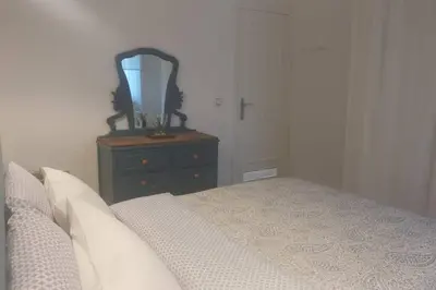 Cama o camas de una habitación en Bonito y coqueto apartamento