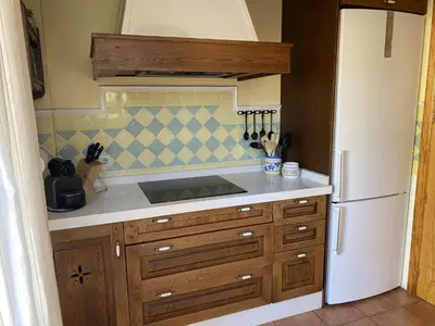Una cocina o zona de cocina en Casa el Paraíso del Lago Alojamiento Rural