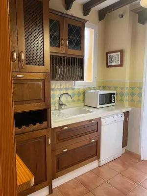 Una cocina o zona de cocina en Casa el Paraíso del Lago Alojamiento Rural
