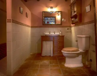 Un baño de Casa rural La Rosa de Llerena