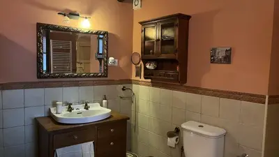 Un baño de Casa rural La Rosa de Llerena