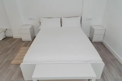 Cama o camas de una habitación en Charming loft next to wonders of Cordoba