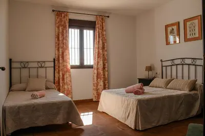 Cama o camas de una habitación en Mirador del Sotillo