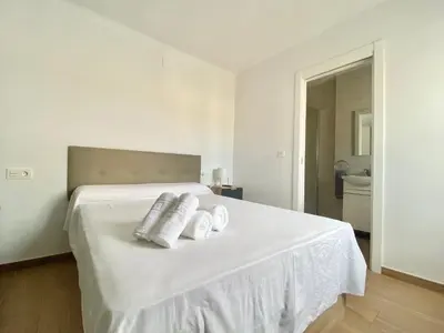 Cama o camas de una habitación en Estudio Garzón_01