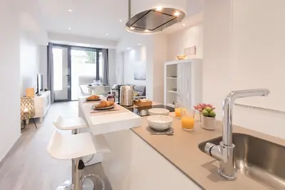 Una cocina o zona de cocina en Charming Corners Azahar