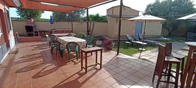 Un patio o zona al aire libre en Villa Coco