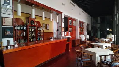 El salón o zona de bar de Hotel Escuela Convento Sto Domingo
