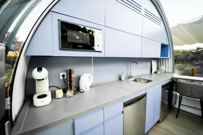 Una cocina o zona de cocina en La Dehesa Experiences