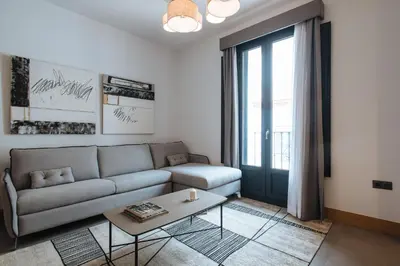 Zona de estar de Guadalupe 15 by Magno Apartments