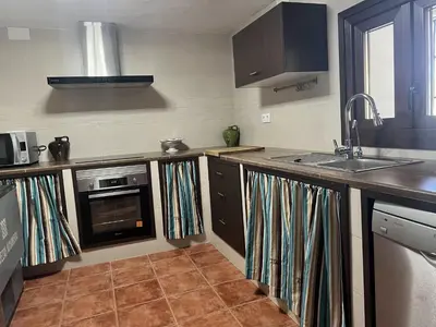 Una cocina o zona de cocina en Alojamiento Rural Cortijo Alameda, Las Lagunillas