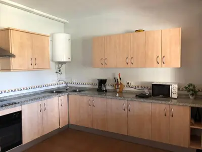 Una cocina o zona de cocina en Mirador Del Burro
