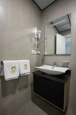 Un baño de Apartamentos Ribera 19