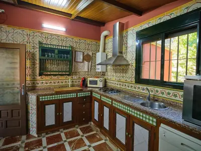 Una cocina o zona de cocina en VILLA BASILIO