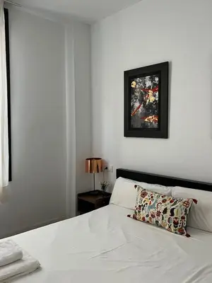 Cama o camas de una habitación en ISG Apartments Casa Virginia-Alameda