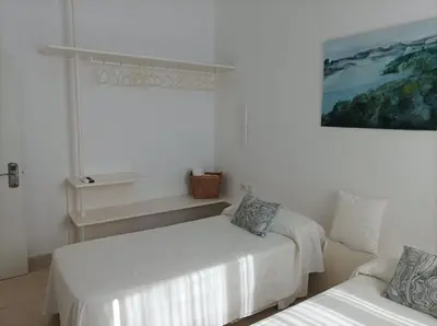 Cama o camas de una habitación en Casa Rural Alcalde Rivera