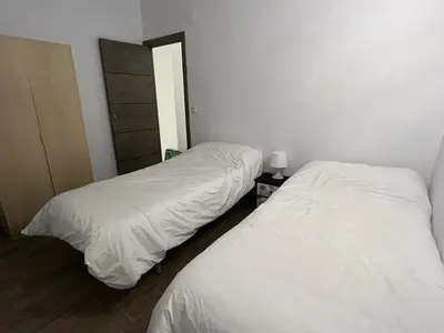 Cama o camas de una habitación en Mirador de Cárchel