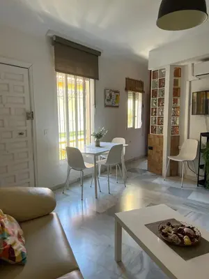 Zona de estar de Duplex with terrace Santa Rufina