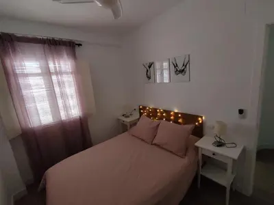 Cama o camas de una habitación en La casa de mi Rosa