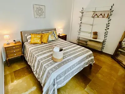 Cama o camas de una habitación en Corazón De Córdoba, la mejor ubicación