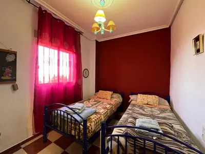 Cama o camas de una habitación en Vivienda Rural Villa Ruben