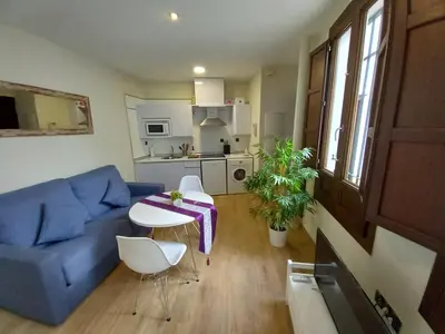 Una cocina o zona de cocina en Coqueto apartamento céntrico