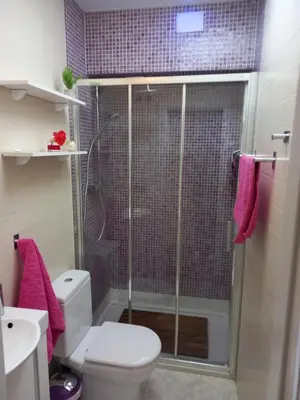 Un baño de Coqueto apartamento céntrico