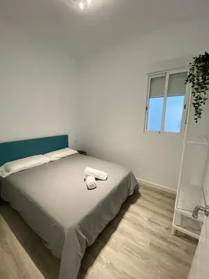 Cama o camas de una habitación en Los Almendros - Free Parking