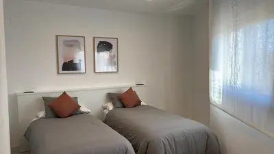 Cama o camas de una habitación en Hacienda Miraflores
