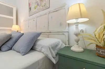 Cama o camas de una habitación en El Refugio de La Corredera & Parking Incluido