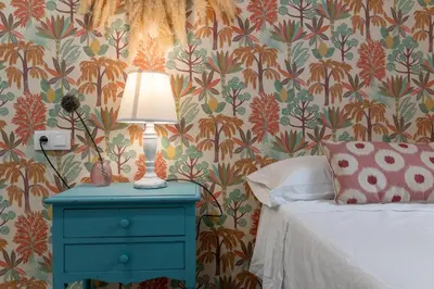 Cama o camas de una habitación en El Refugio de La Corredera & Parking Incluido