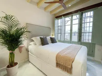 Cama o camas de una habitación en Juderia de Sevilla VI - Luxury Apartments
