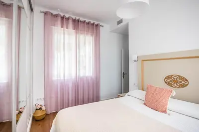 Cama o camas de una habitación en Apartamento Leyendas de Becquer A4