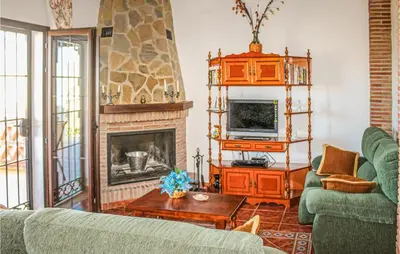 Zona de estar de Gorgeous Home In Alora-El Chorro