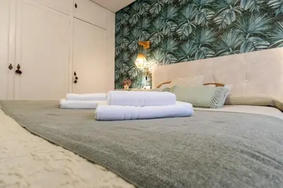 Cama o camas de una habitación en La Cupula de Gran Capitan