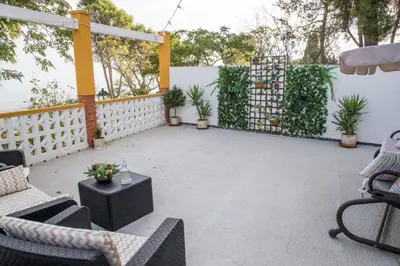Un balcón o terraza de Elmiradordelasmurallas