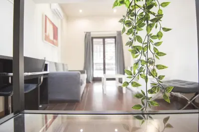 Zona de estar de Rentalsevilla Alhóndiga