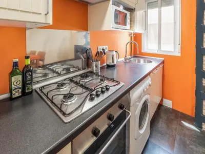 Una cocina o zona de cocina en San Felipe Sevilla Urban Apartment