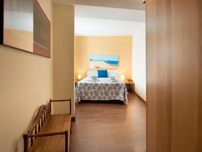 Cama o camas de una habitación en San Felipe Sevilla Urban Apartment