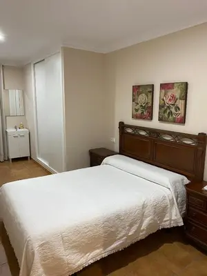 Cama o camas de una habitación en VILLA ZAMORA