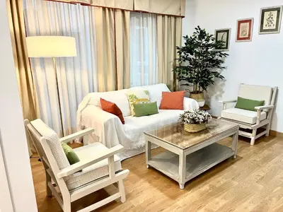 Zona de estar de Apartamento centro ciudad con parking incluido