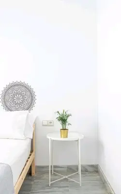 Cama o camas de una habitación en Casa de la Alameda