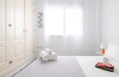 Cama o camas de una habitación en Casa de la Alameda