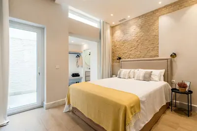 Cama o camas de una habitación en BeHouse Arroyo B