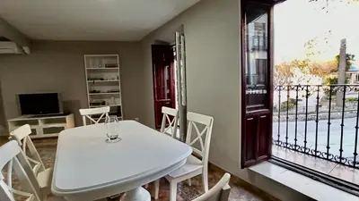 Un balcón o terraza de Vivienda Paseo 9 Baeza