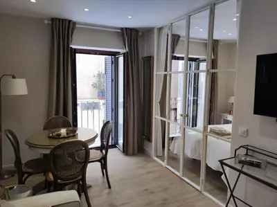 Una televisión o centro de entretenimiento en Apartamento Premium en el Centro de Sevilla