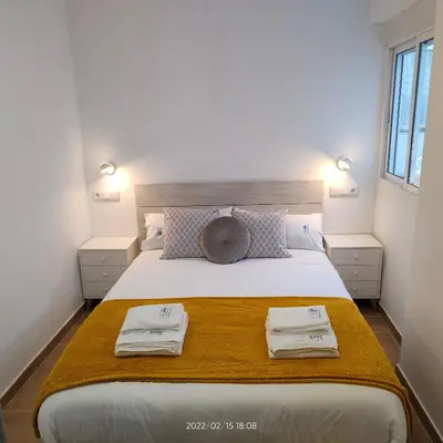 Cama o camas de una habitación en MiRa Los Patios